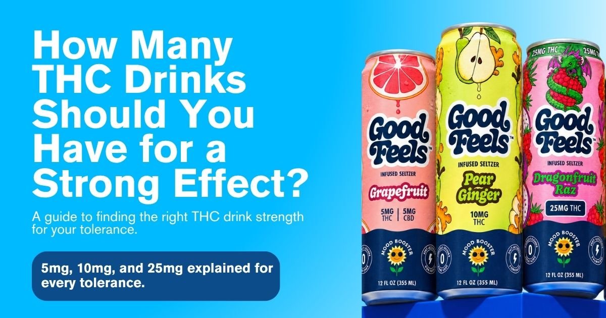 How Many THC Drinks Should You Have for a Strong Effect? - Good Feels