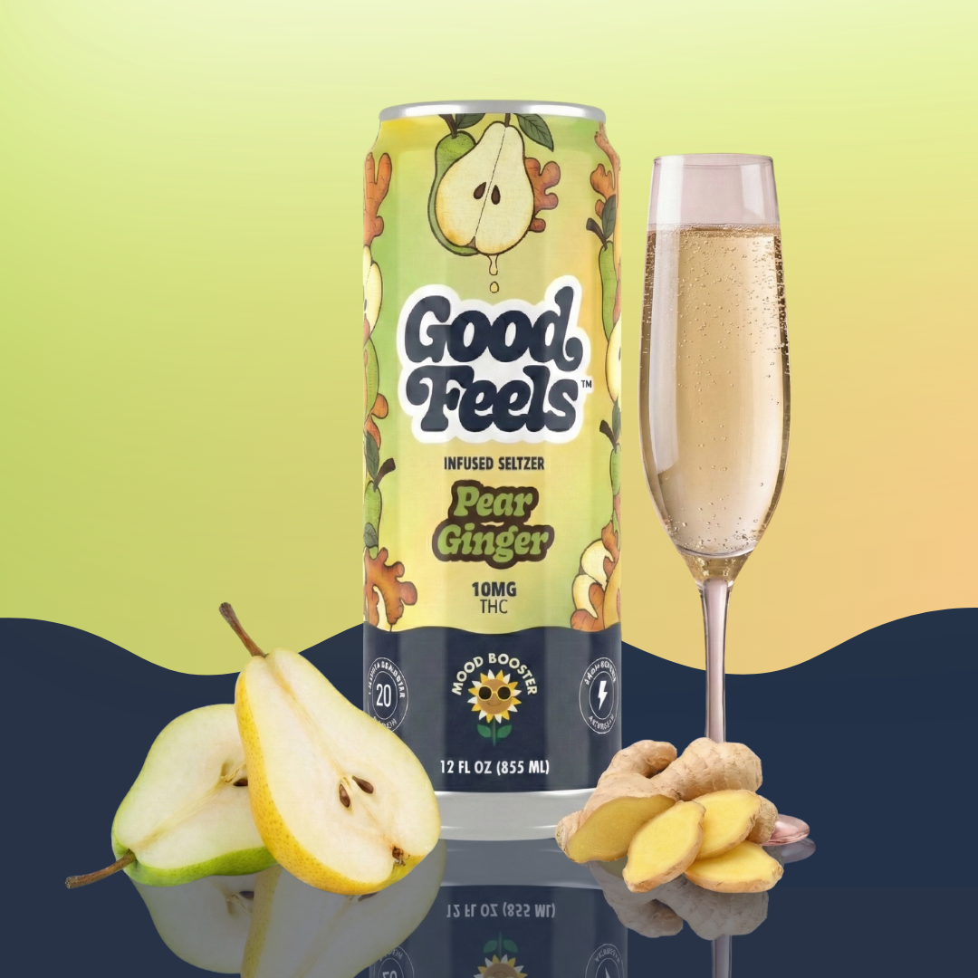 Pear Ginger 10mg THC Seltzer