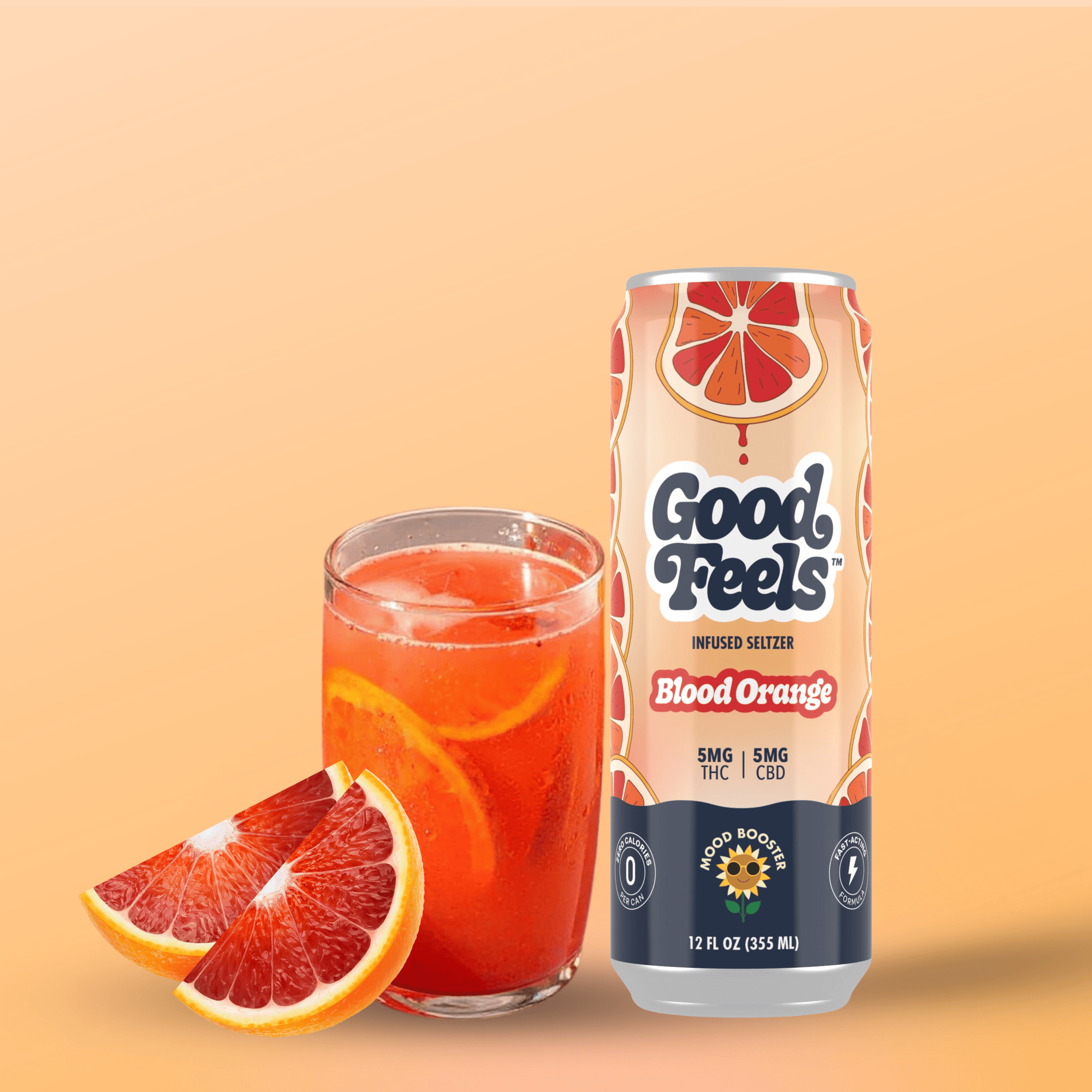 Blood Orange THC Drink - Good Feels