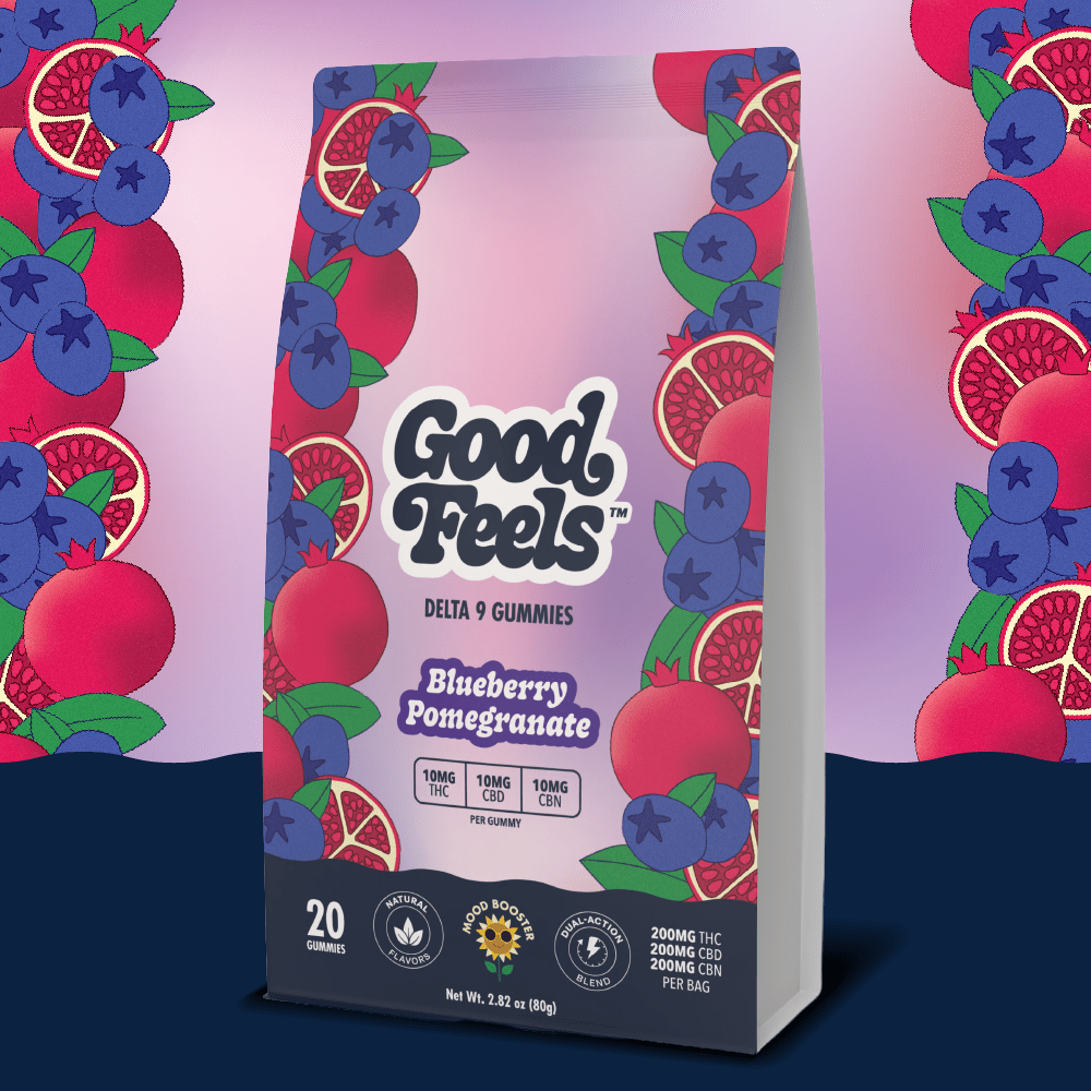Blueberry Pomegranate Gummies - Good Feels