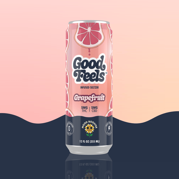 Grapefruit THC Seltzer – 5mg Per Can | Good Feels