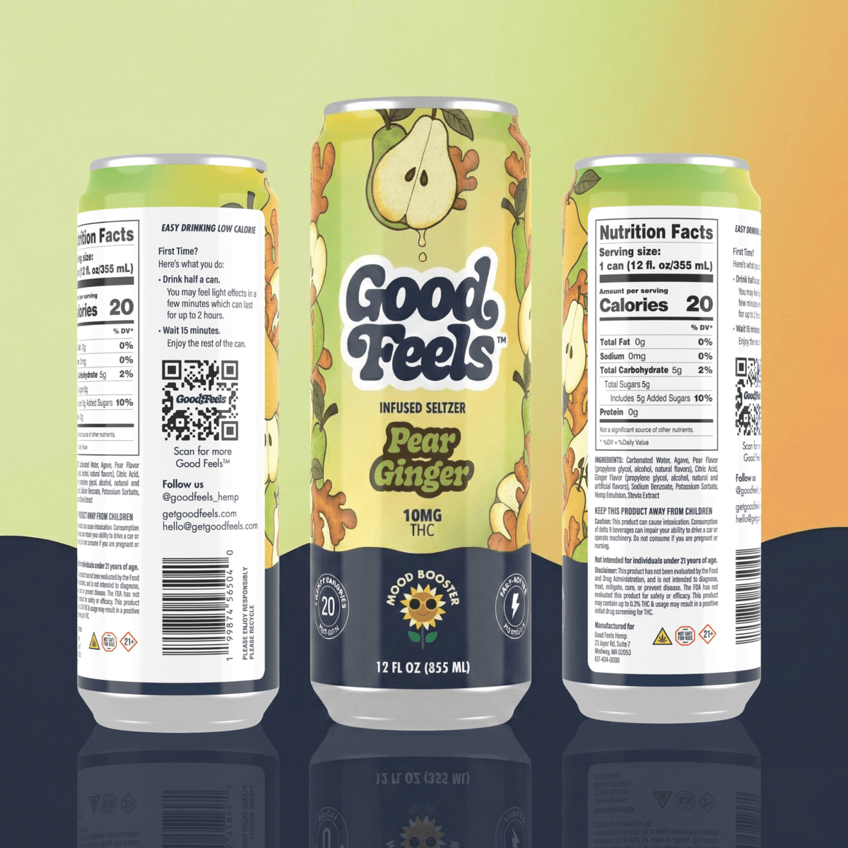 Pear Ginger THC Drink - Good Feels
