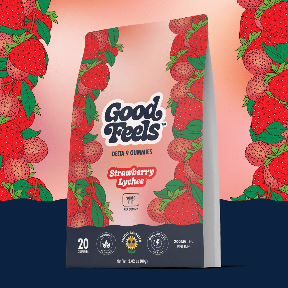 Strawberry Lychee Gummies - Good Feels