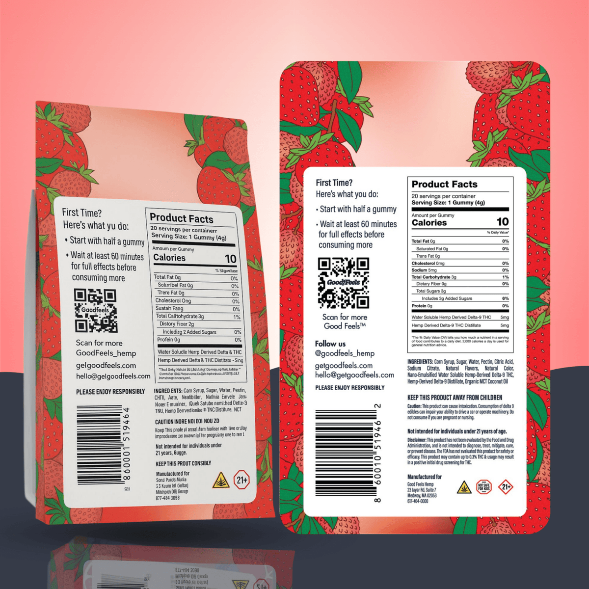 Strawberry Lychee Gummies - Good Feels